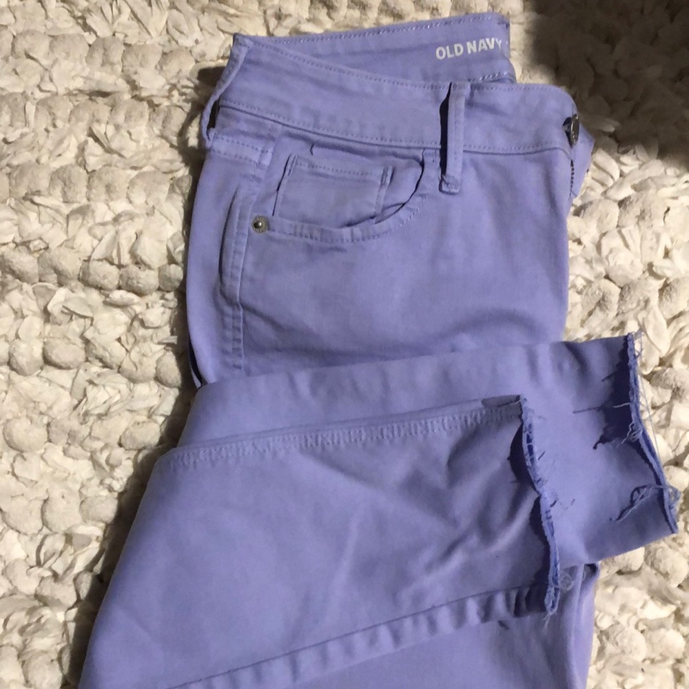 Old Navy Purple Rockstar Jeans Size 4